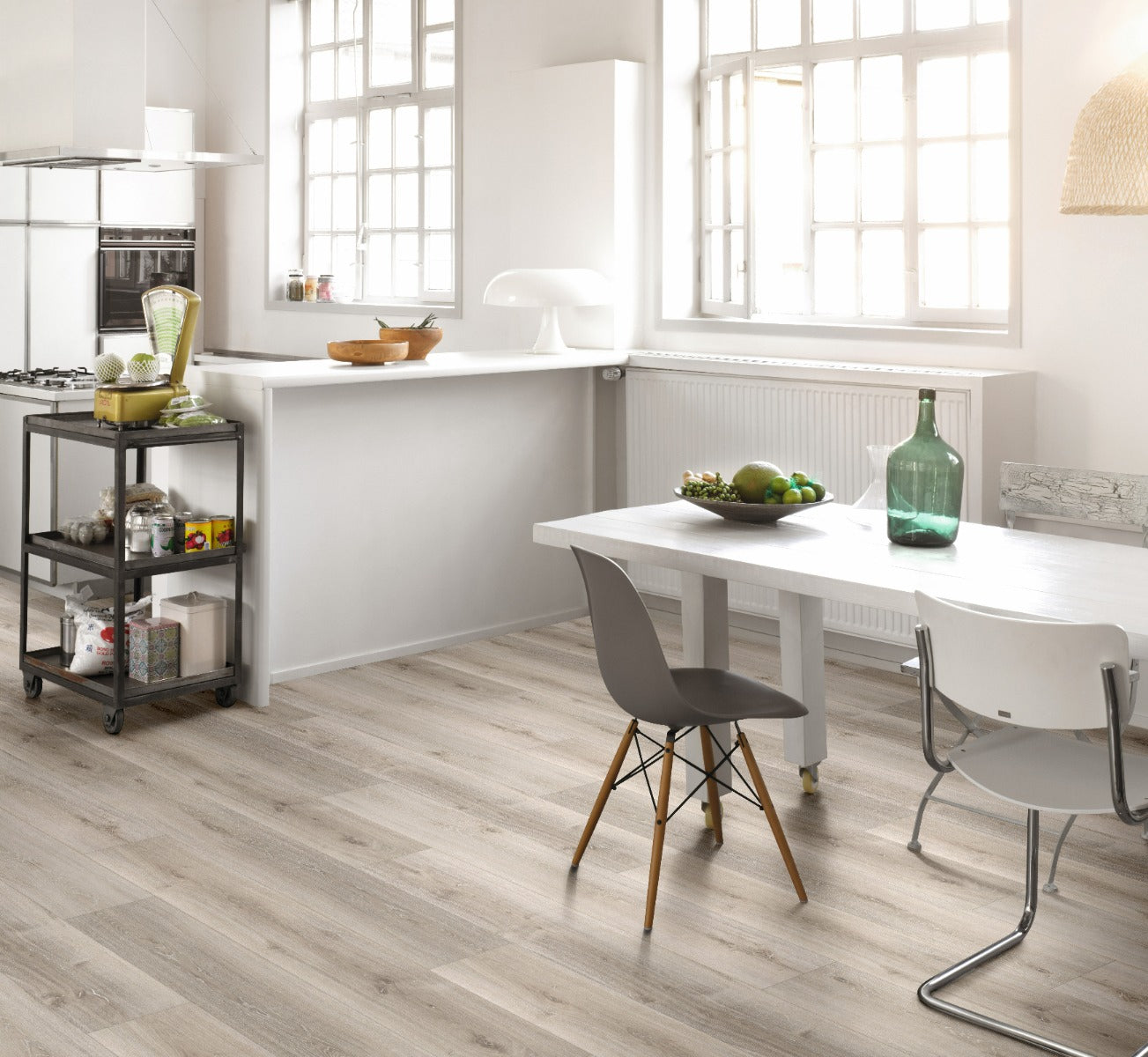 Oak grey whitewashed