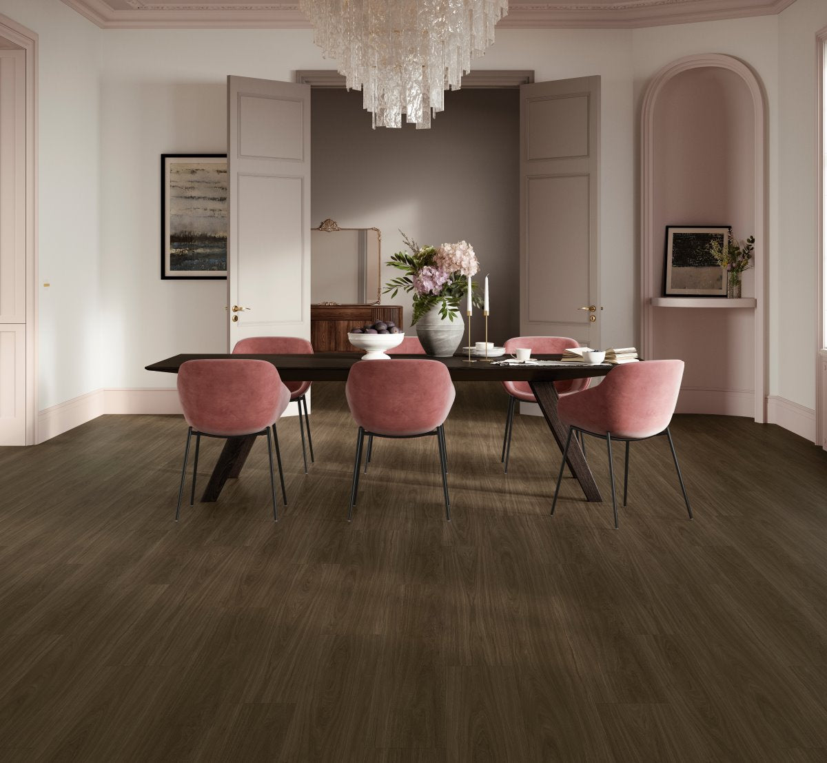 Oak Oxford dark brown