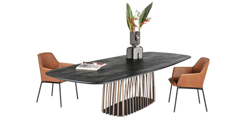 BC 07 Basket® Tisch bootsform