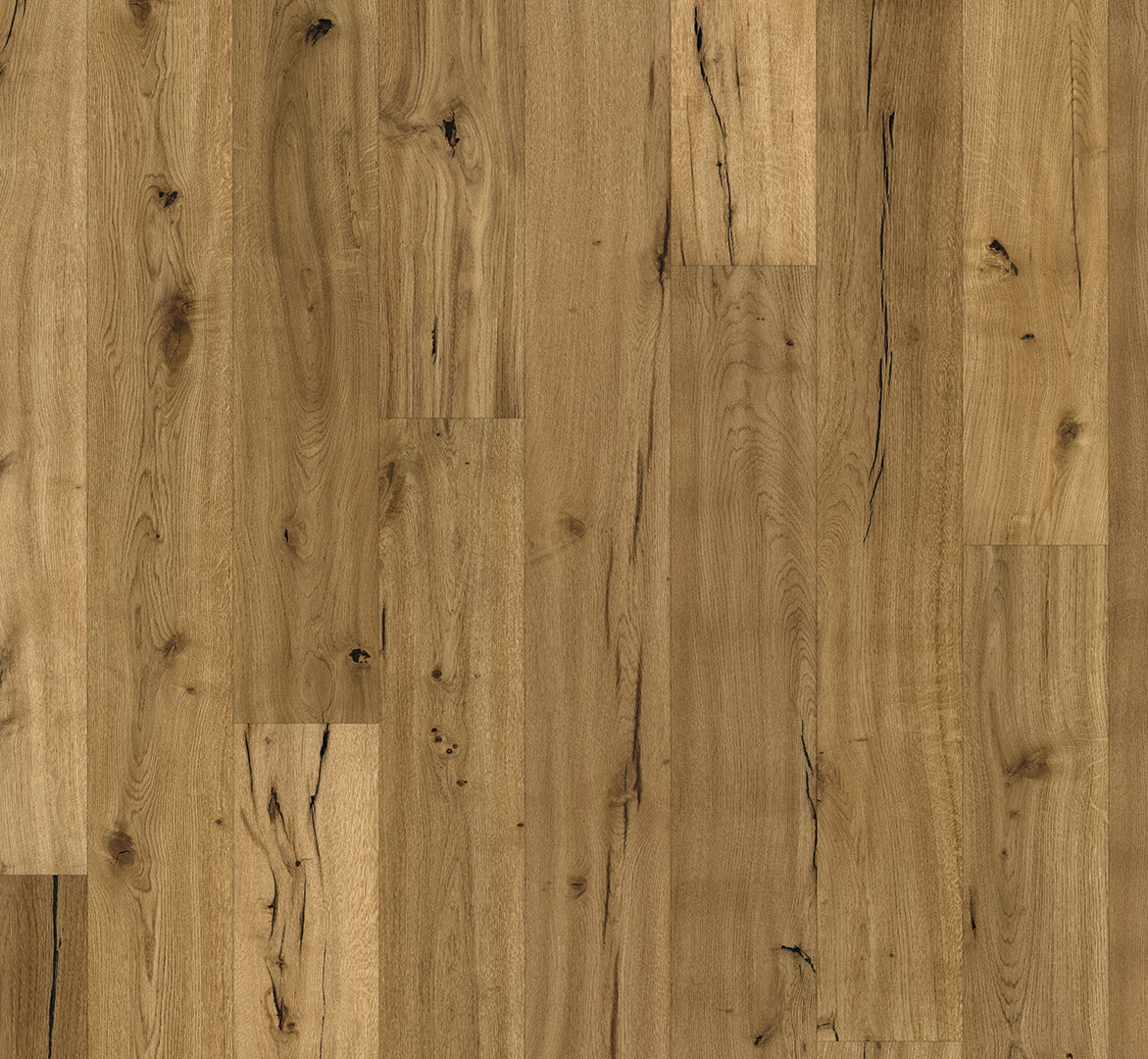 Oak handscraped brushed