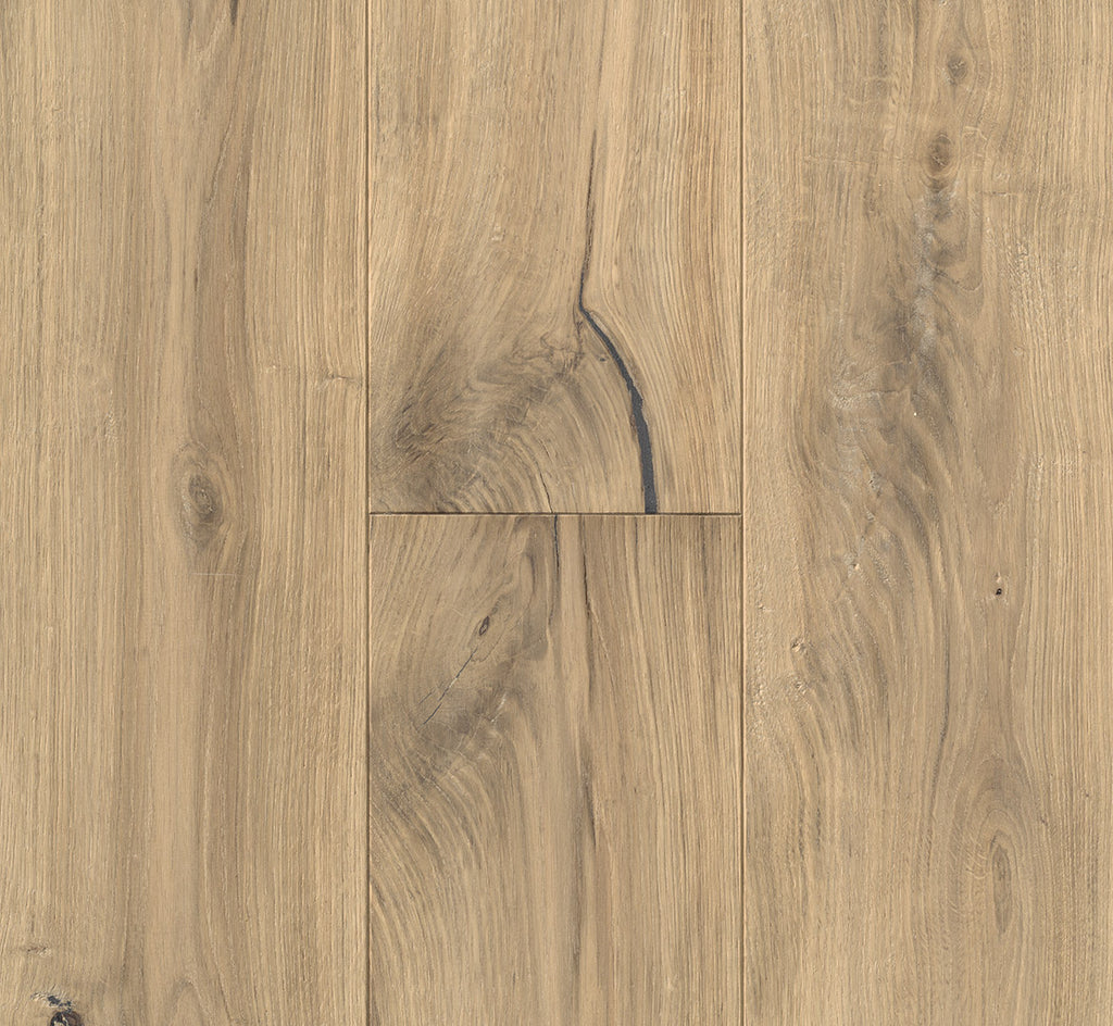 Oak handscraped brushed