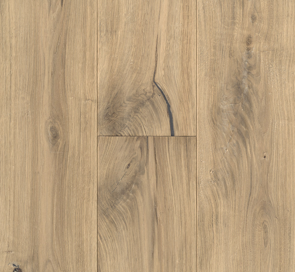 Oak handscraped brushed
